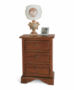 2837 Tifernoit Гладкая прикроватная тумба с 3 ящиками Zona Notte