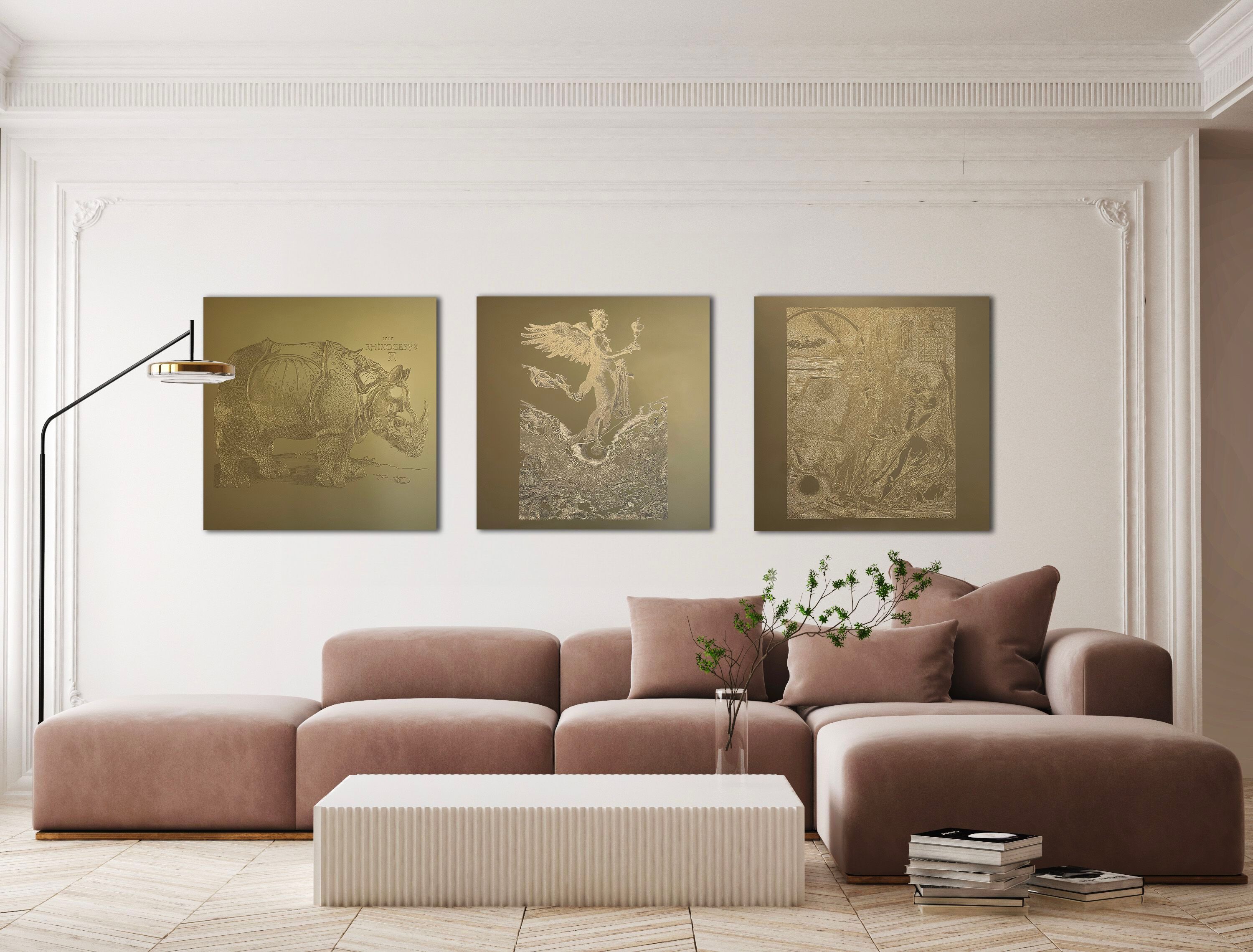 Алюминиевая гравюра на дереве Officinarkitettura® Дюрер ARCH-00034591 - Вид №11