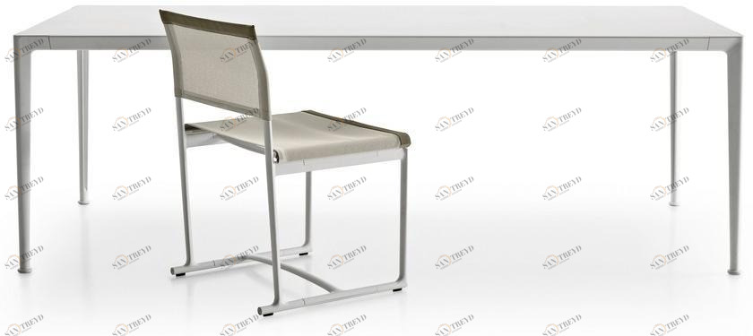 B&B Italia Outdoor Прямоугольный алюминиевый садовый стол Mirto outdoor sun-id-1431057