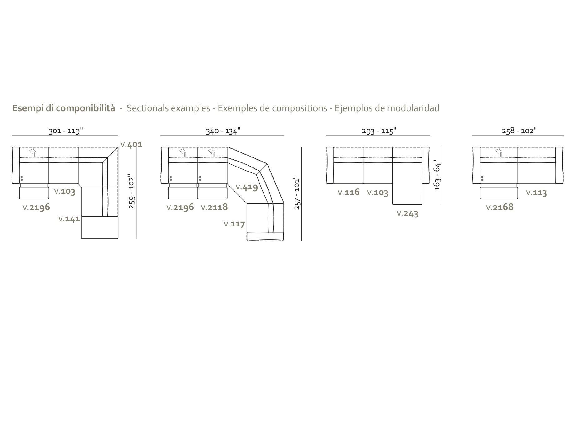 3-местный диван Max Divani Pierre ARCH-00148055 - Вид №6