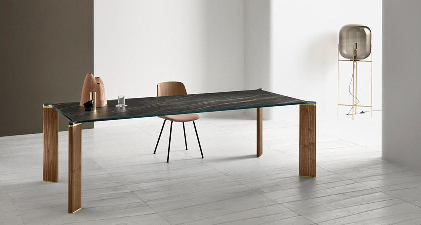 Tonelli Design Прямоугольный керамический обеденный стол sun-id-1465654 - Вид №1