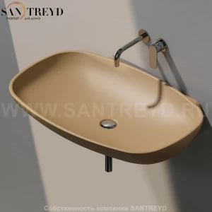 ND5080.9004 Подвесная раковина настенная прямоугольная Ceramica Flaminia Nuda