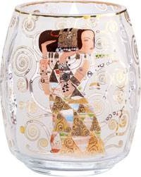 10574697 Goebel Подсвечник 10см "Ожидание" Климт Стекло 