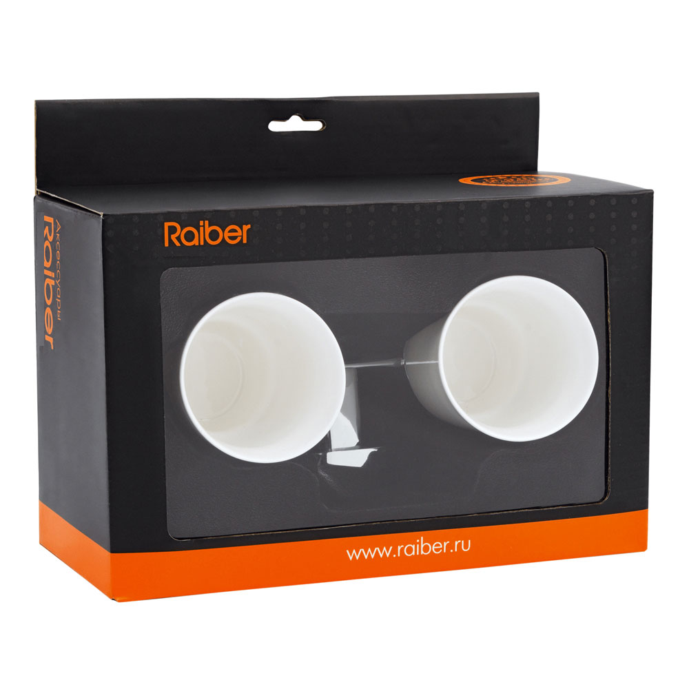 Держатель с 2-мя стаканами Raiber R50103, керамический R50103 Santreyd  - Вид №1