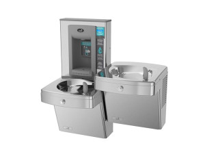 Бесконтактный диспенсер для воды с питьевым фонтаном