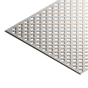 Панель декоративная перфорированная без рамки 140х60 см Готико белый