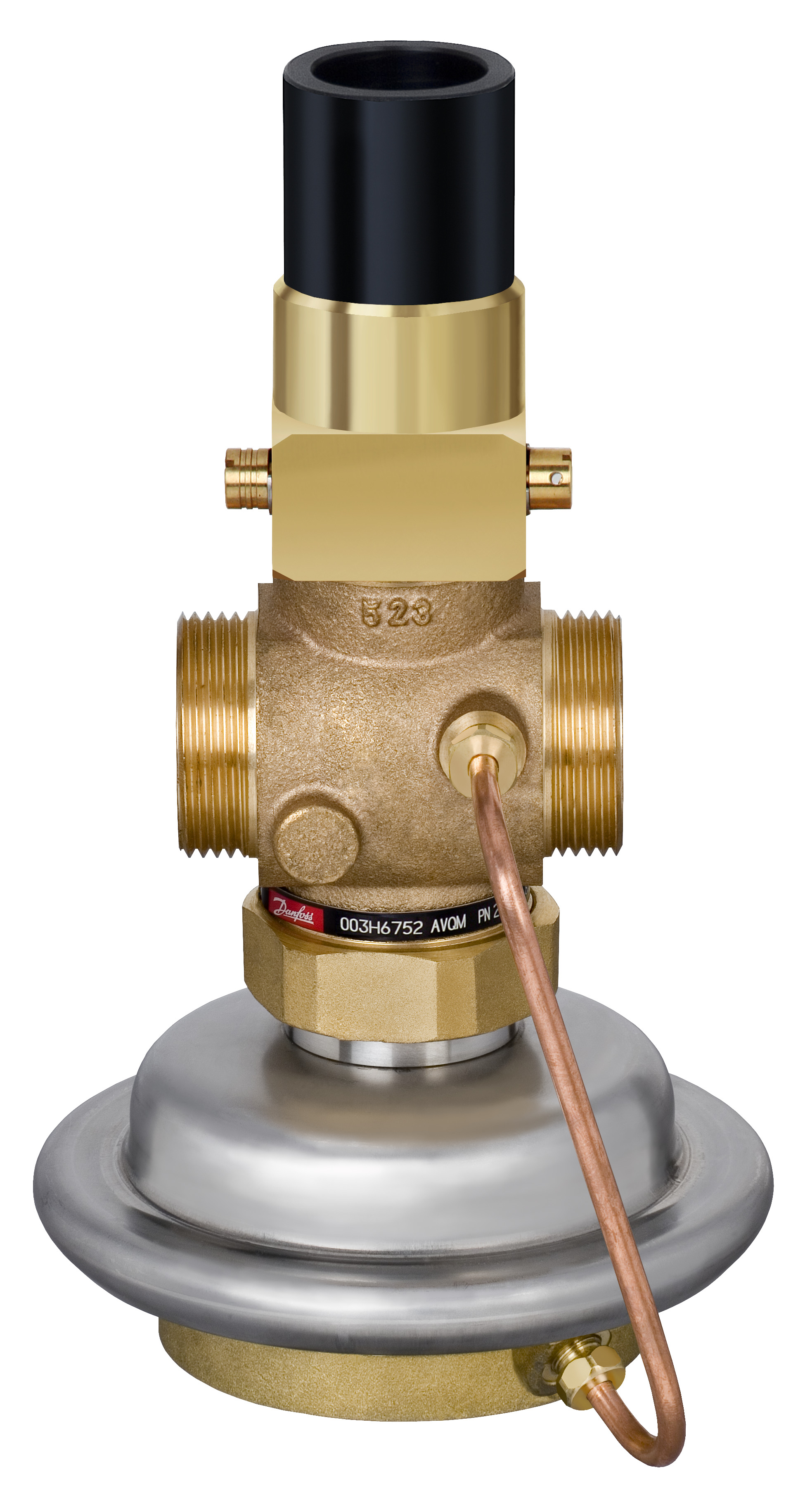 Danfoss Клапан регулирующий комбинированный AVQM с наружной резьбой или фланцевый Комб. р-рAVQM PN16 15/2,5//0,2/резьб. 003H6736  - Вид №39