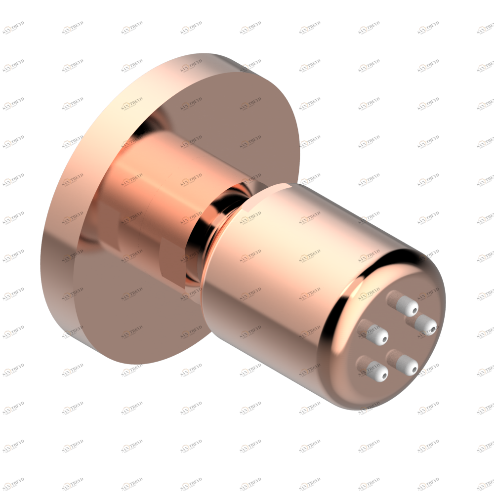 G7E-290/B Форсунка гидромассажная встраиваемая в стену 1/2" с защитой от жёсткой воды Thg-paris Dean Розовое золото G7E 290/B CAT.F