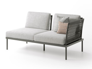 2-местный тканевый садовый диван