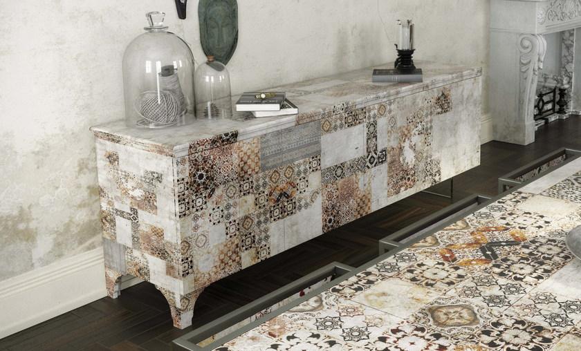 MOMENTI Буфет из стекловолокна с распашными дверцами Crazy home furniture - maiolica collection sun-id-1391001 - Вид №7