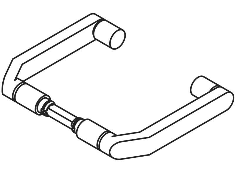 273XAH Дверная ручка (х-техник) HEWI Neuheiten BB  - Вид №2