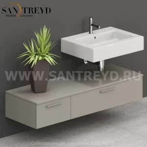 T14552GH2 Столешницы для использования в сочетании с тумбами и открытыми тумбами 145 см серая Globo ARREDO WOOD Италия