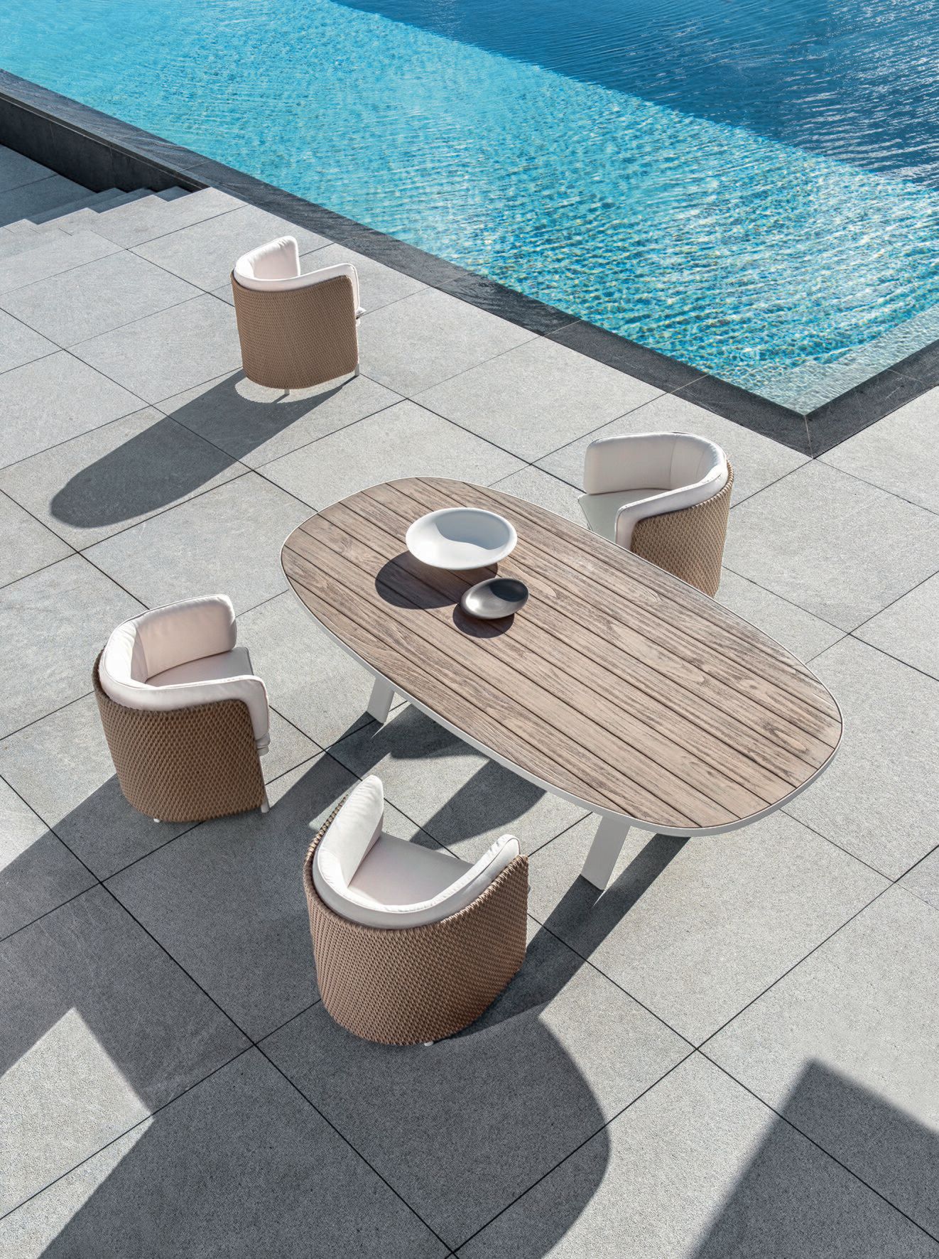 ТИК овальный садовый стол Ethimo Esedra ARCH-00061799 - Вид №3