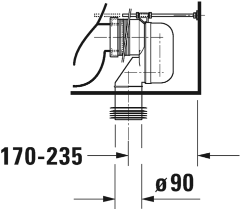 21420900002 Компакт унитаз с бачком Белый Duravit D-Code Германия - Вид №10