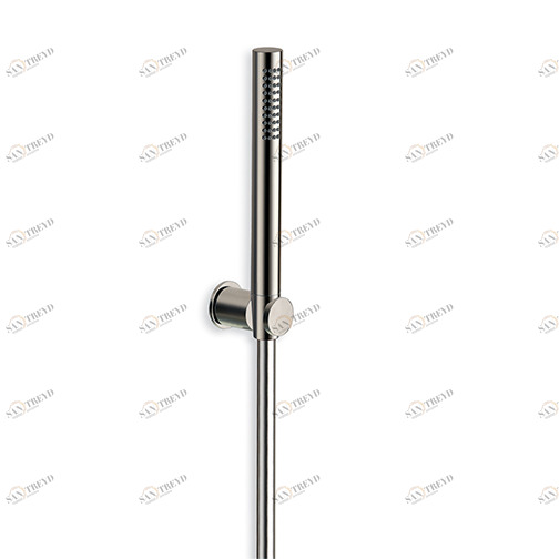 CRIPD650 Фиксированный настенный кронштейн с гибким шлангом LONG LIFE и ручным душем против известкового налета Cristina Rubinetterie 