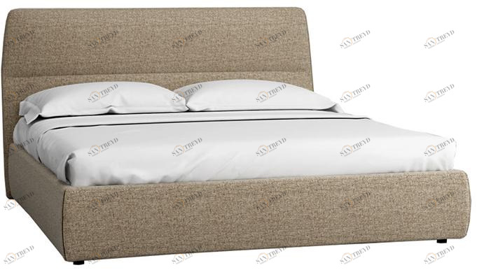 1455 Кровать с ортопедическим основанием 1.6 Сканди Жемчужно-белый R-HOME 40172725h_Жемчуг