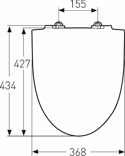 9157131001 Крышка сиденье для унитаза IDO Glow - Вид №6