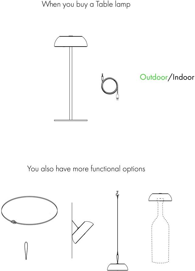 AXOLIGHT Многофункциональная переносная настольная лампа Float sun-id-1402575 - Вид №15