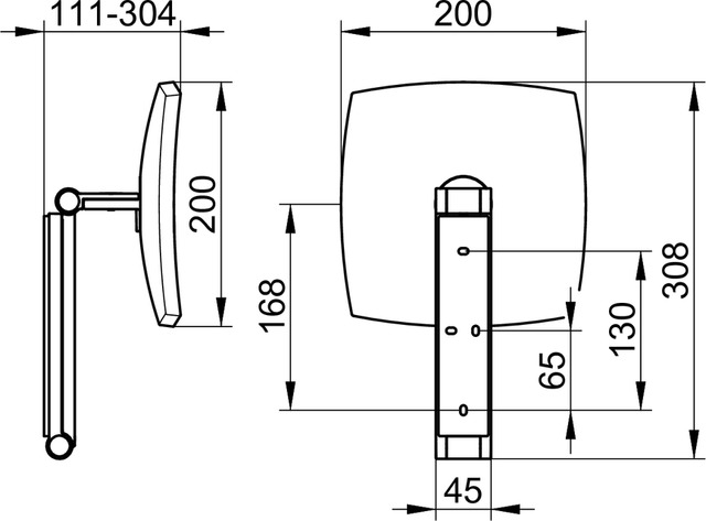 17613050000 Косметическое зеркало KEUCO Kosmetikspiegel - Вид №2