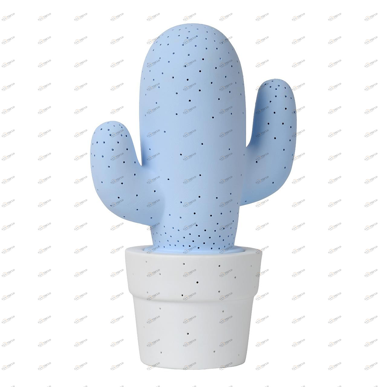 Настольная лампа Lucide Cactus 13513/01/68 LUCIDE ИНТЕРЬЕРНЫЕ 110838 Белый;голубой 