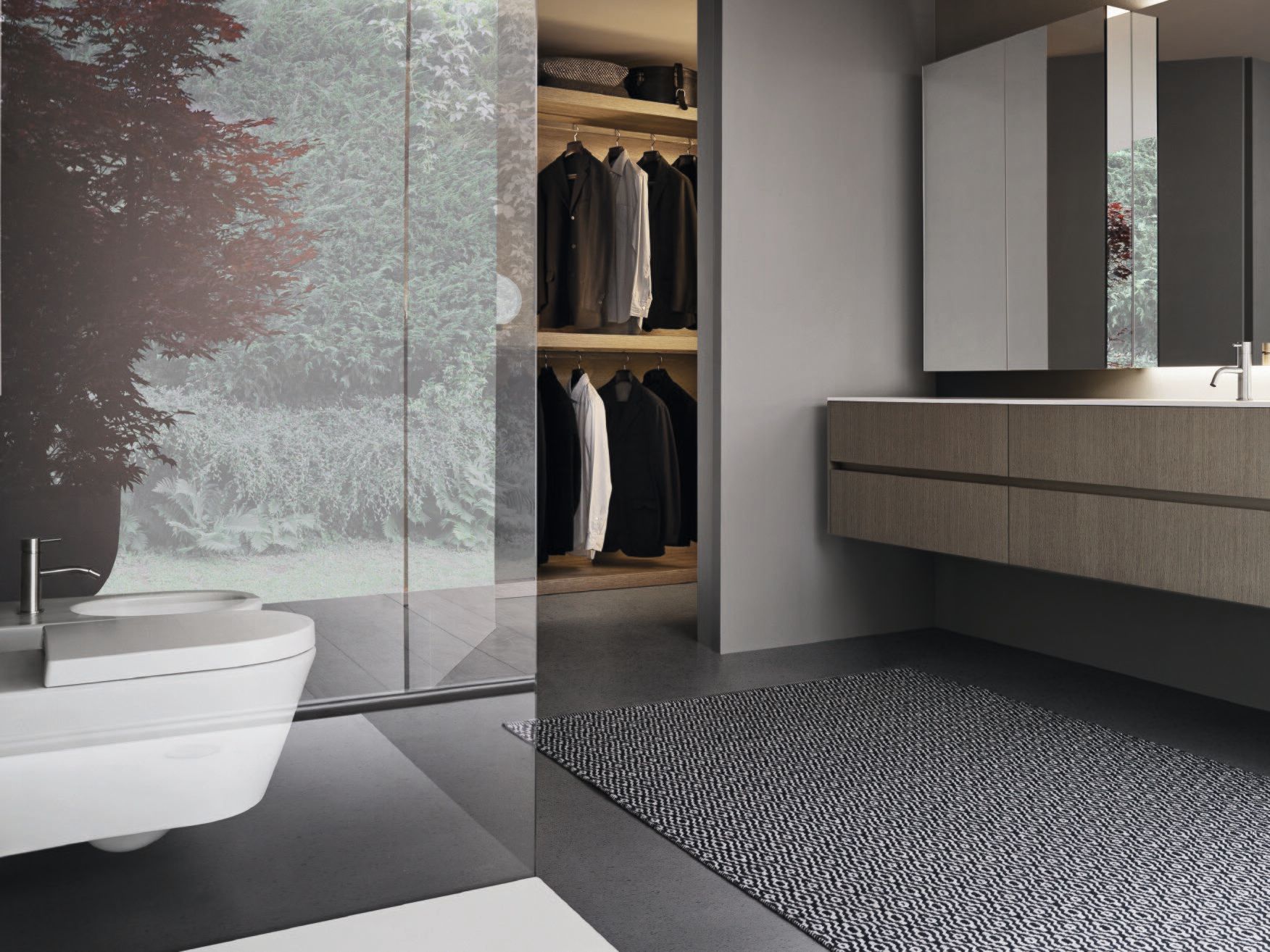 Мебель для ванной комнаты из дуба Noorth синтез ARCH-00088395 - Вид №4