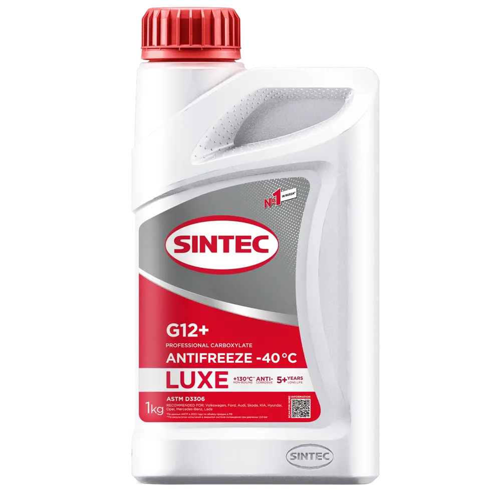 Антифриз Sintec Luxe G12+ Red-40 1 кг STLM-2049373