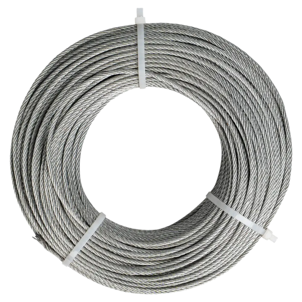 Стальной трос Tech-Krep оцинкованный 2,9 мм 100 м для грузов 89391072 STLM-1564637 - Вид №2