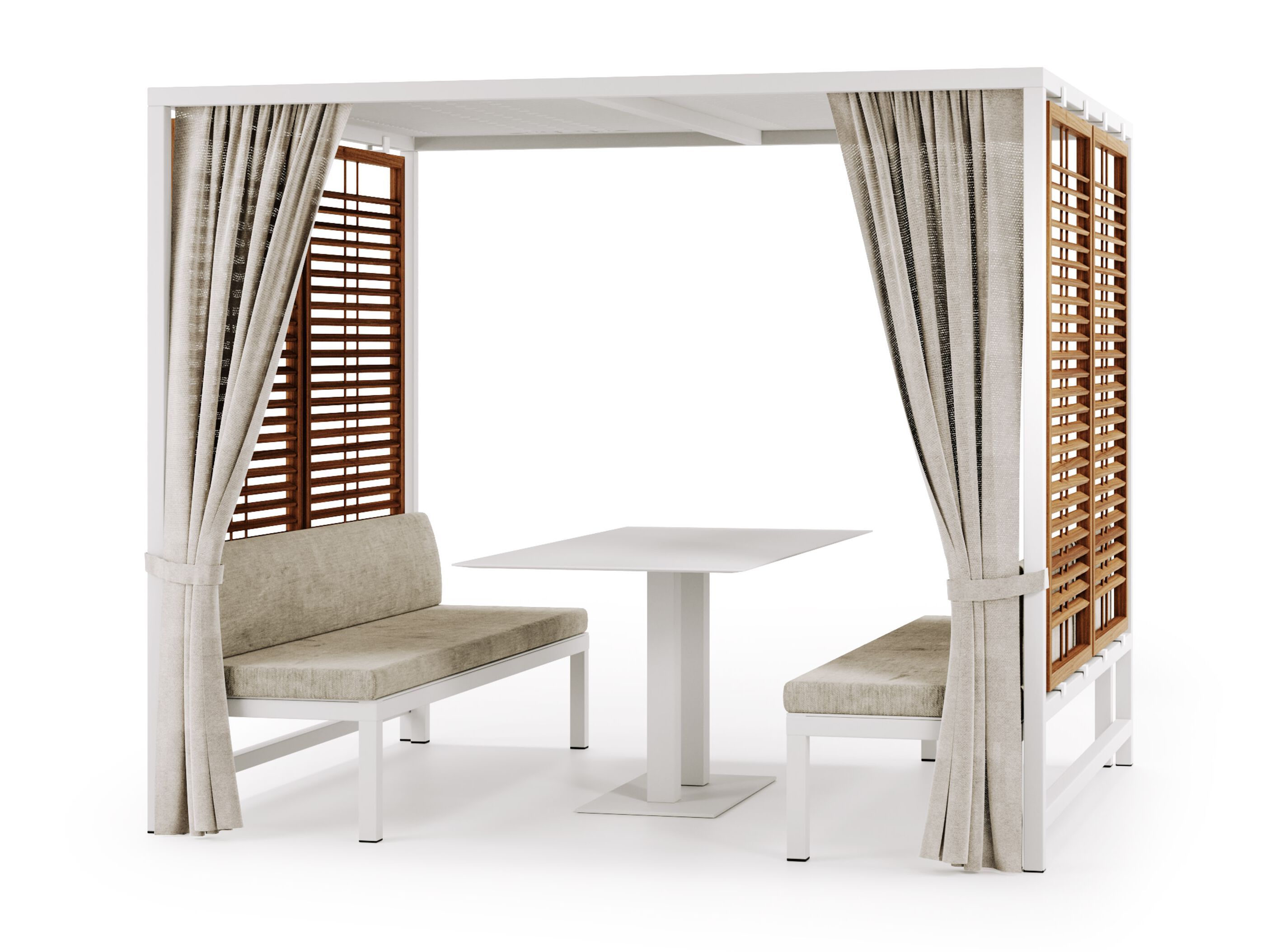 Алюминиевая беседка со столом Atmosphera альков ARCH-00084881 - Вид №3