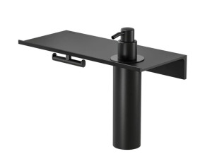 Металлическая полка для ванной комнаты