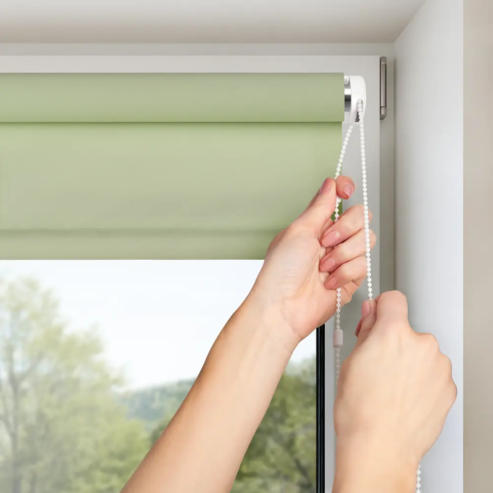 Штора рулонная Plain, 50x160 см, цвет фисташковый PRAKTO STLM-2078520 - Вид №2