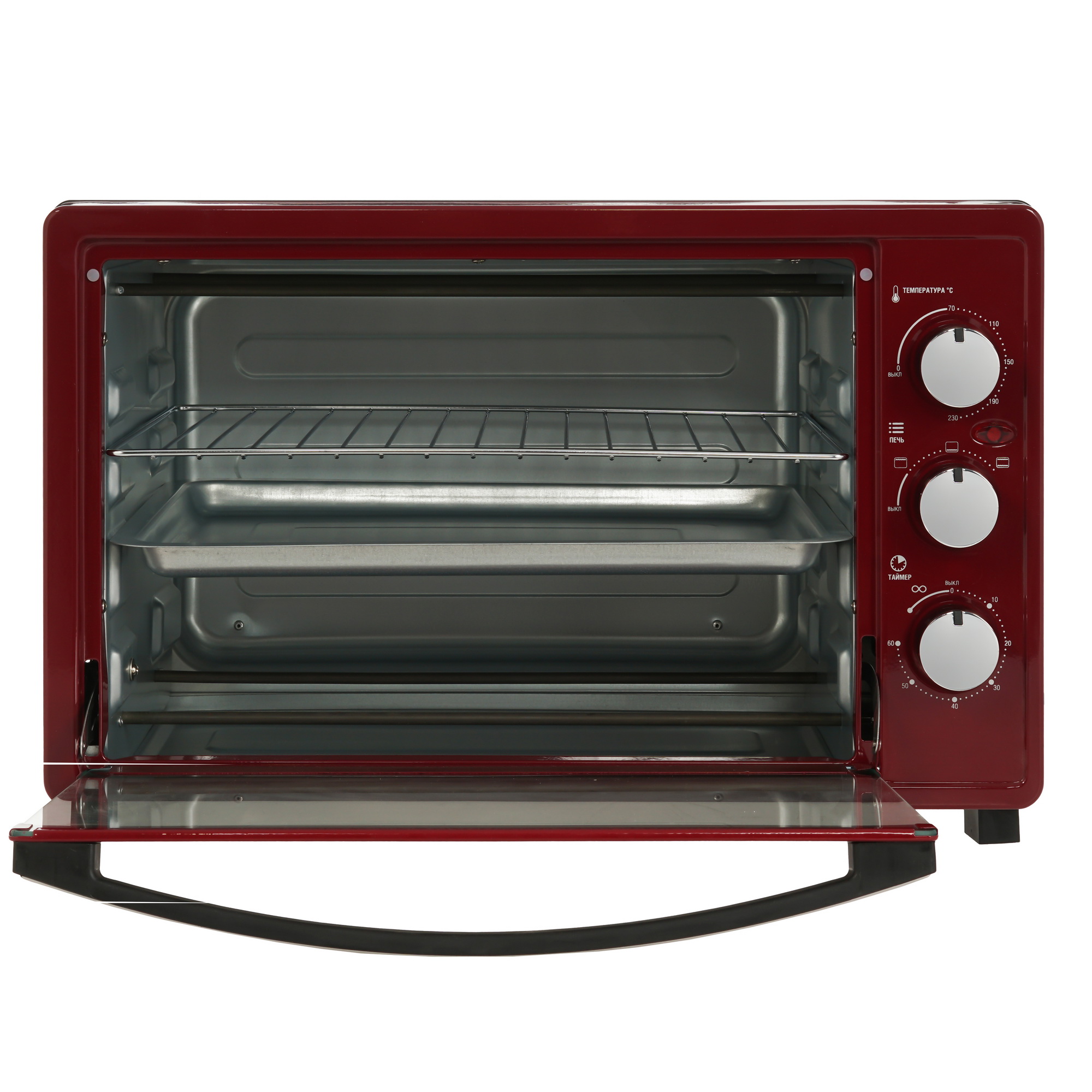 9226455 Мини-печь LUMME LU-EO1712A бордовый STDN-0094596 - Вид №5