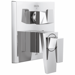 T27843 Облицовка клапана Monitor 17 с двумя ручками и 3-позиционным переключателем Delta Faucet Trillian Хром