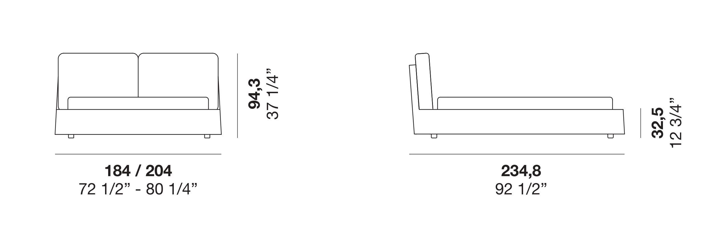 Двуспальная кровать с мягким изголовьем Alf DaFrè MILANO 2 ARCH-00143231 - Вид №6