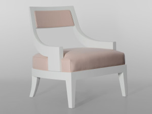 Кресло из бука с мягким сиденьем