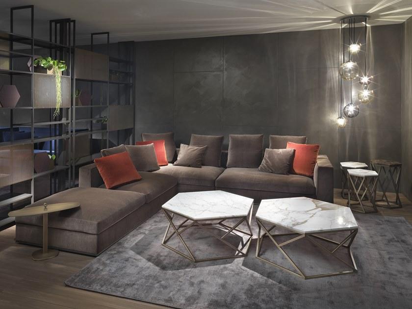 Marelli Шестиугольный мраморный журнальный столик для гостиной Tatlin sun-id-1371002 - Вид №8