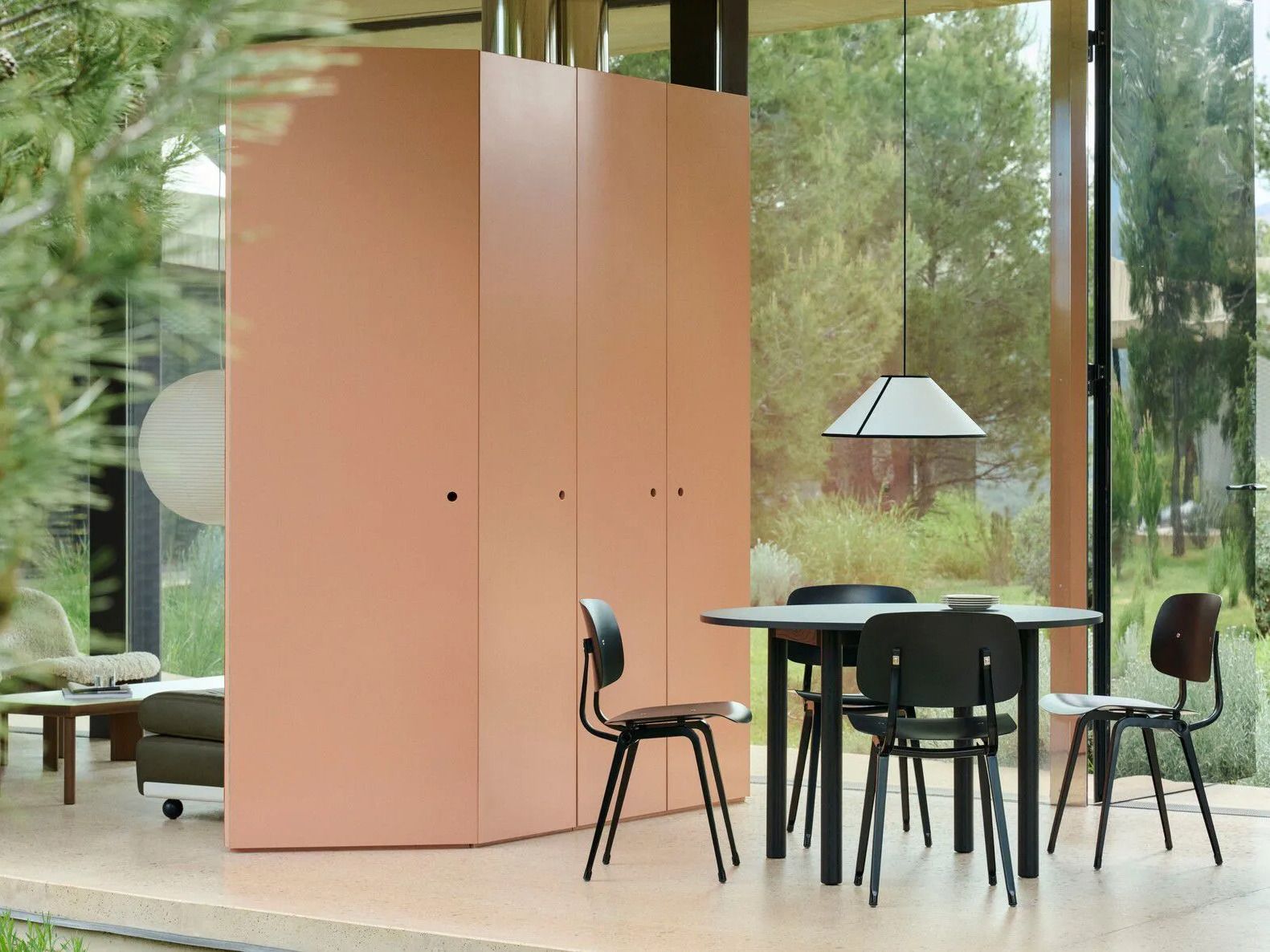 Круглый стол с алюминиевыми или твердыми дубовыми ножками Hay пристройка ARCH-00070353 - Вид №10