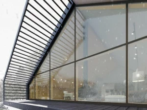 CARMINATI SERRAMENTI Система навесных стен из дерева Skyline system