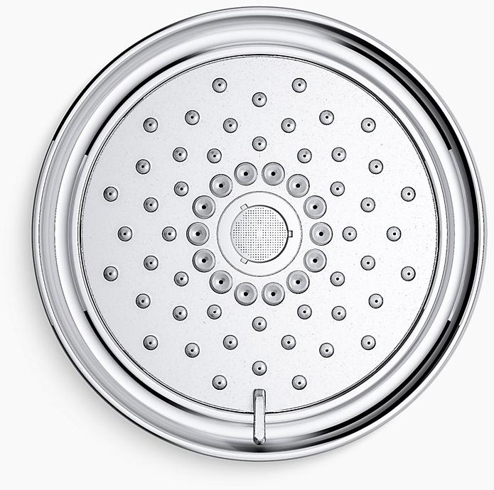 KOHLER Многофункциональная душевая лейка Bancroft 2,5 галлона в минуту с технологией всасывания воздуха Katalyst K-22167-PB  - Вид №2