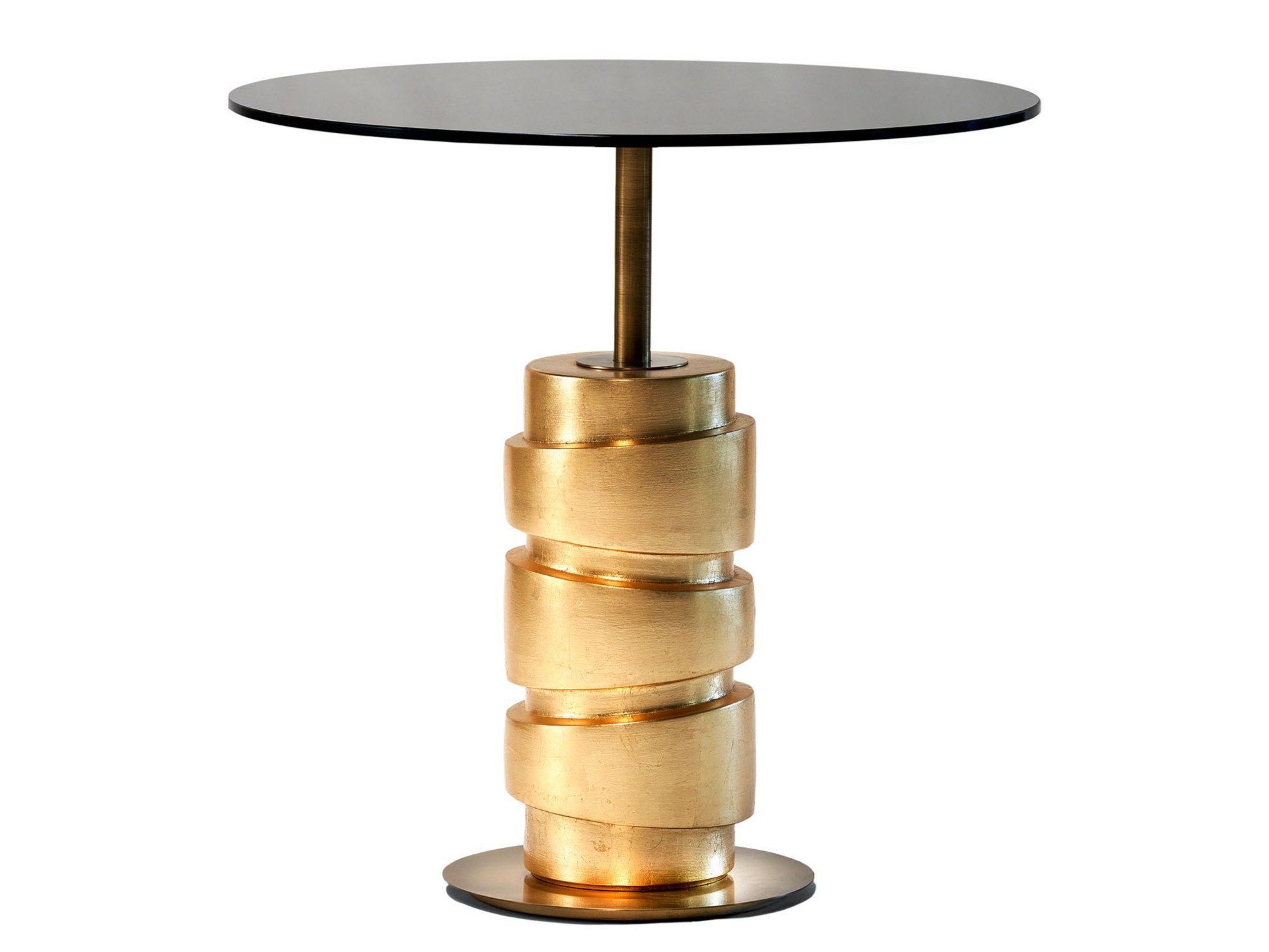 Высокий круглый стеклянный журнальный столик MARIONI Cyl ARCH-00041785