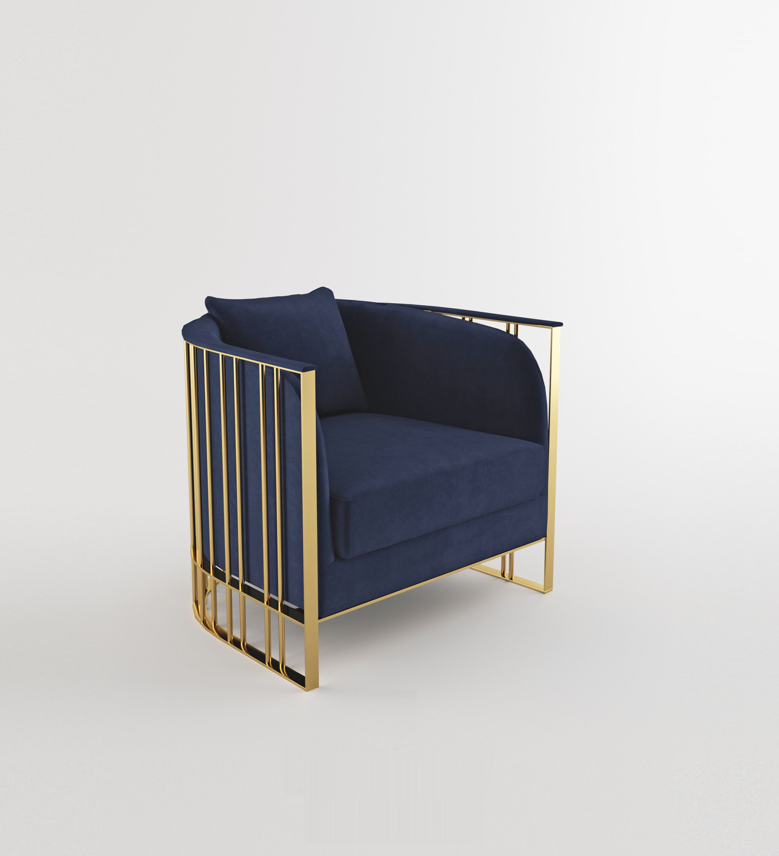 Тканевое кресло с подлокотниками Galbiati Exclusive Interiors ARCH-00027530 - Вид №6