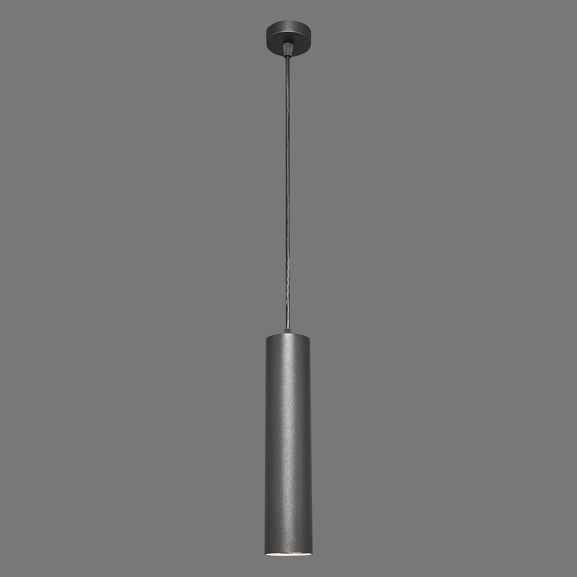 СВЕТКОМПЛЕКТ Подвесной светильник Цилиндр черный с регулируемой высотой 82261820 STLM-0023489 - Вид №3