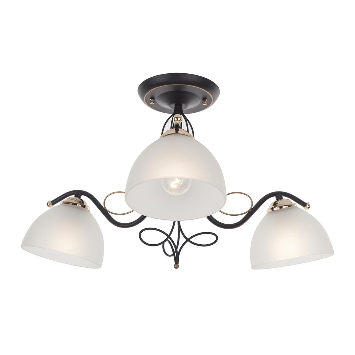 Потолочная люстра IDLamp Ragia 554/3PF-Blackpatina IDLAMP RAGIA 184002 Белый  - Вид №2