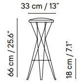 iSimar Стул из стали со встроенной подушкой и подставкой для ног Madrid 8112 / 8111 - Вид №1