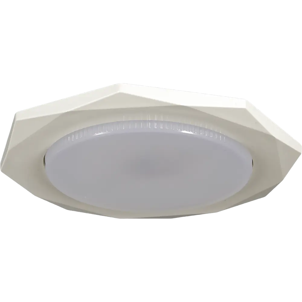 Светильник точечный встраиваемый G180 W 90 мм, 2.5 м², цвет белый Ambrella light STLM-2017292