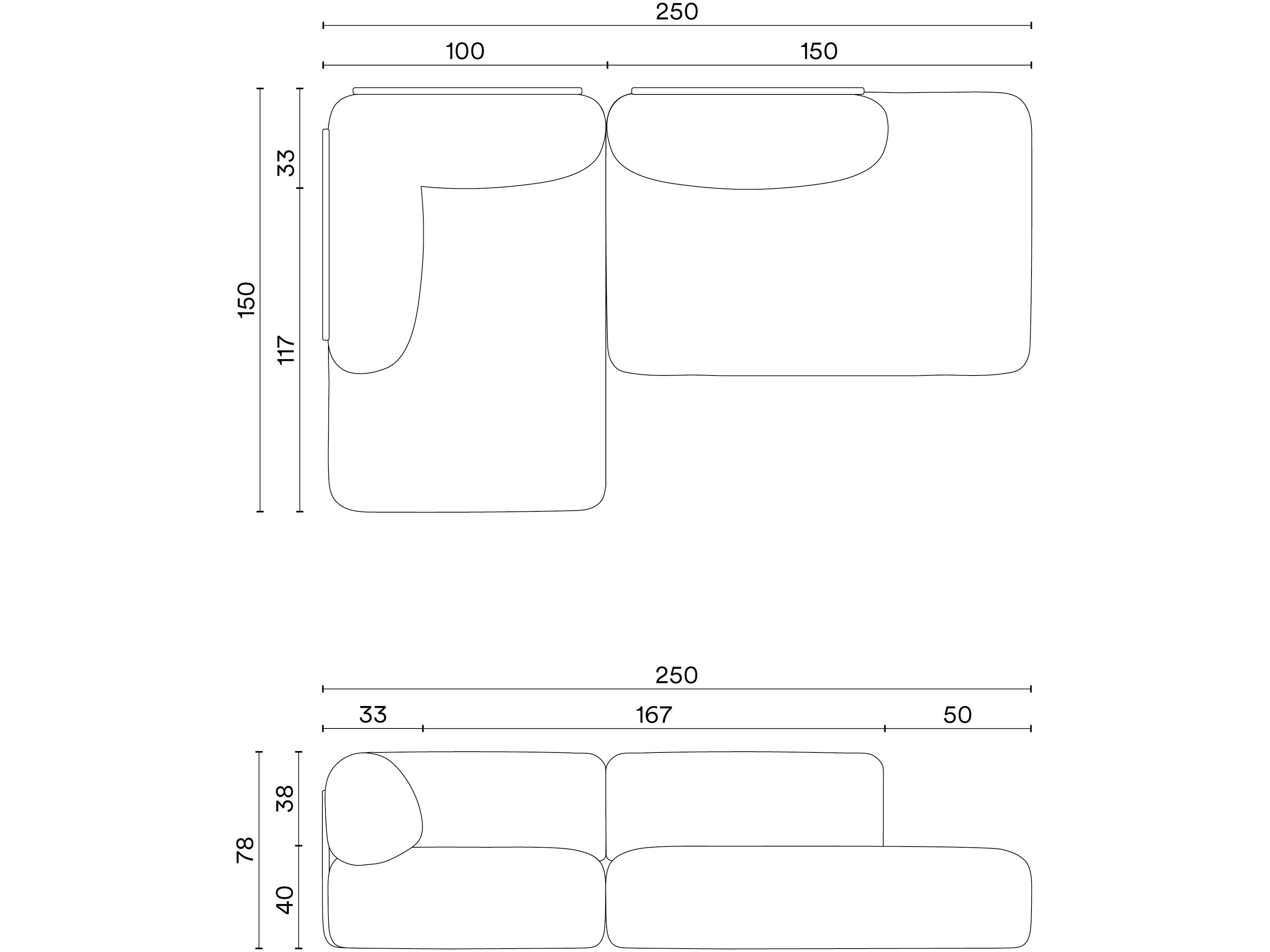 Диван шезлонг 2 местный открытый Noah Living торий ARCH-00064646 - Вид №20