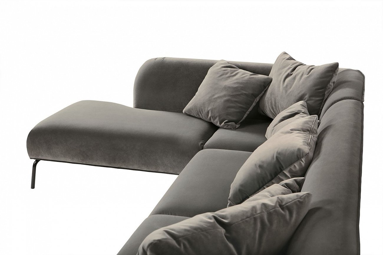 Диван Selma угловой темно-серый SITS ДИЗАЙНЕРСКИЕ, SELMA 192335 Серый  - Вид №2