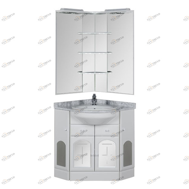 Комплект мебели Aquanet Ринконера Европа 70 белый (серый) 00161285