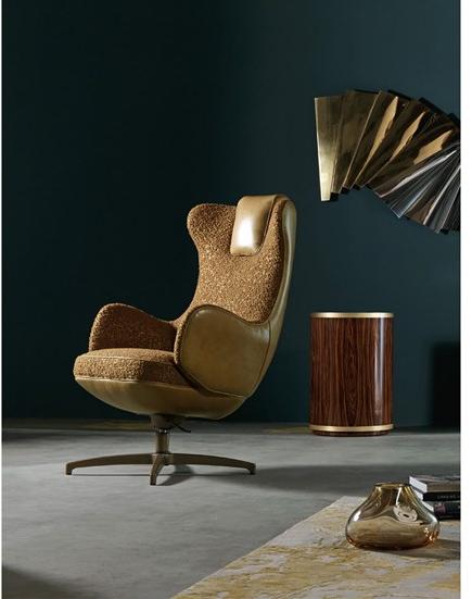 Gianfranco Ferré Home Круглый журнальный столик из тополя Connor sun-id-1377905 - Вид №1