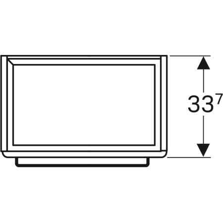 862055000 Шкафчик для раковины Geberit Renova Compact, с одной дверью Geberit  - Вид №9