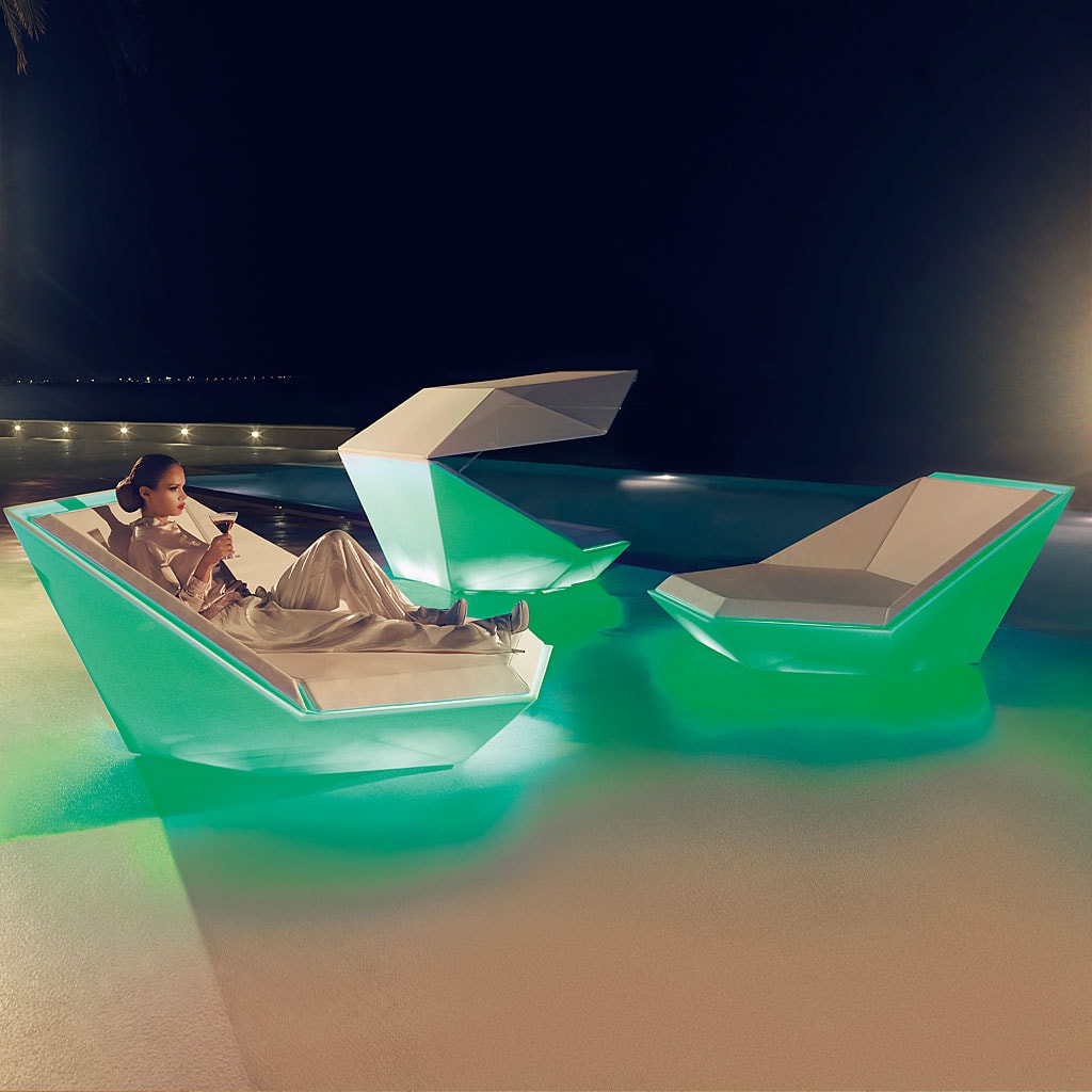 088541 Кровать LED Vondom Faz